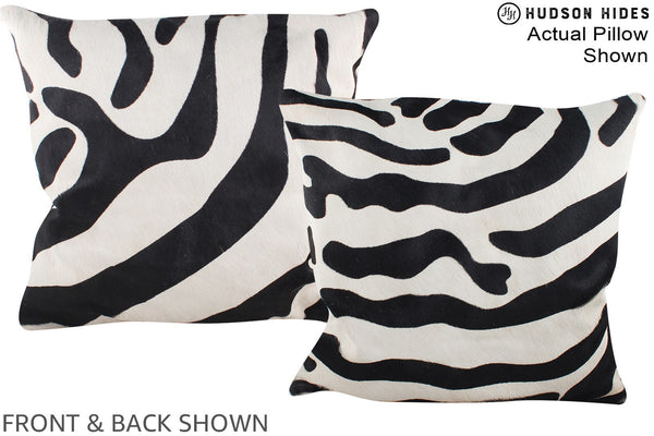 Zebra Cowhide Pillow #A15006