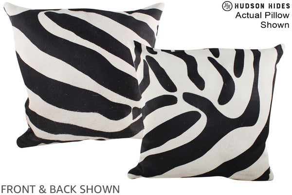 Zebra Cowhide Pillow #A15034