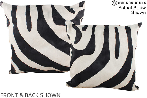 Zebra Cowhide Pillow #A15039