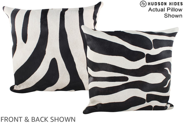 Zebra Cowhide Pillow #A15060