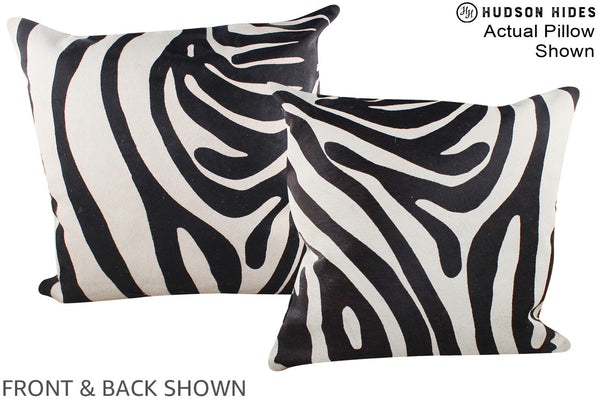 Zebra Cowhide Pillow #A15077