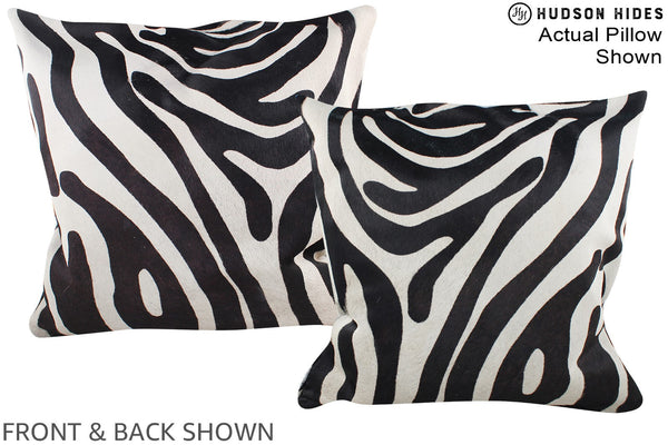 Zebra Cowhide Pillow #A15084