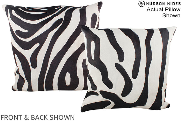 Zebra Cowhide Pillow #A15091