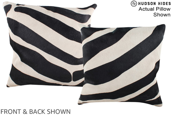 Zebra Cowhide Pillow #A15151