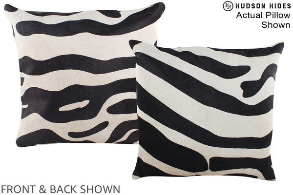 Zebra Cowhide Pillow #A15154