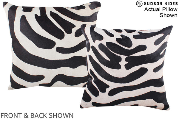 Zebra Cowhide Pillow #A15219