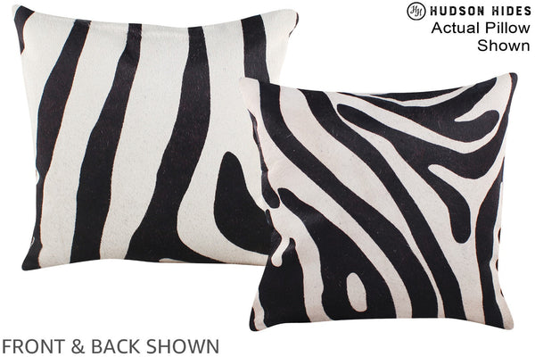Zebra Cowhide Pillow #A15228