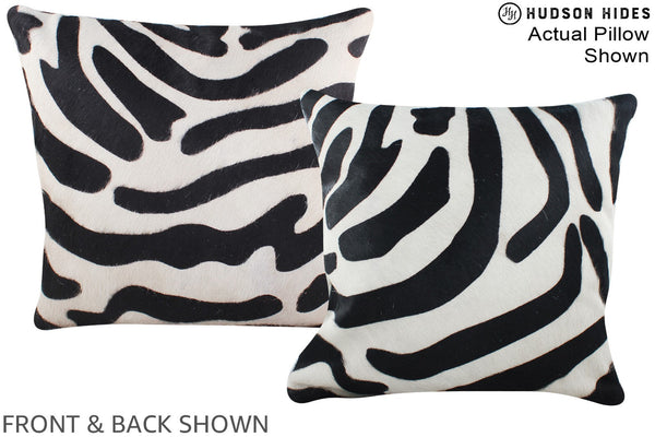Zebra Cowhide Pillow #A15243