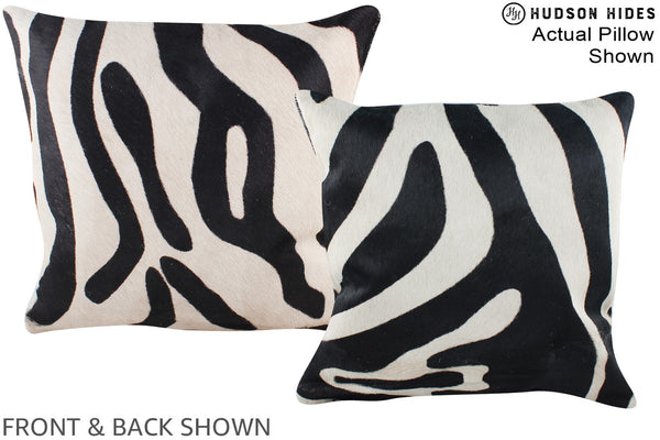 Zebra Cowhide Pillow #A15252