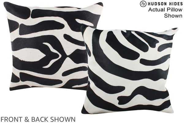 Zebra Cowhide Pillow #A15258