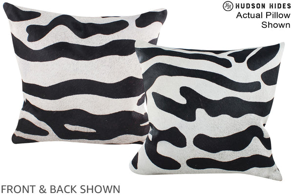 Zebra Cowhide Pillow #A15263