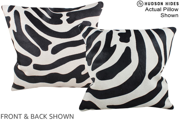 Zebra Cowhide Pillow #A15287