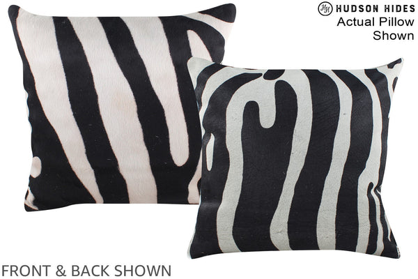 Zebra Cowhide Pillow #A15309