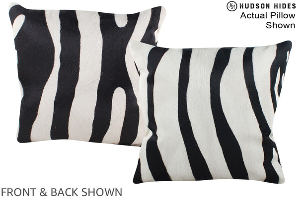 Zebra Cowhide Pillow #A15313