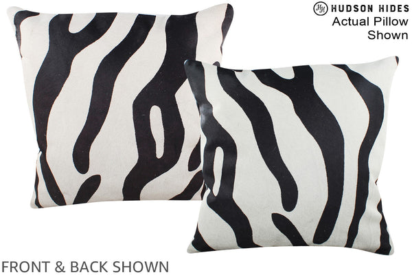 Zebra Cowhide Pillow #A15336