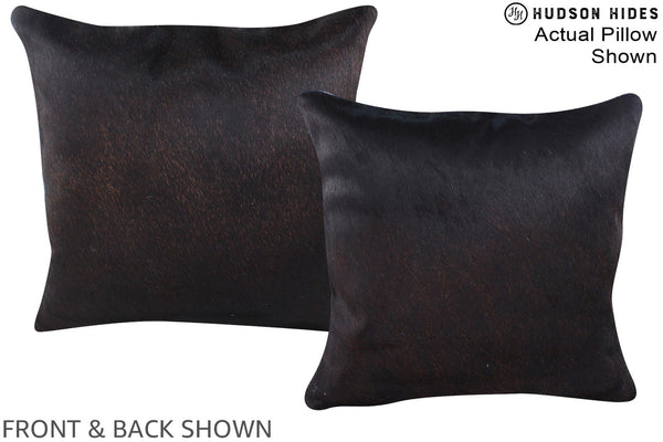 Chocolate Cowhide Pillow #A15352