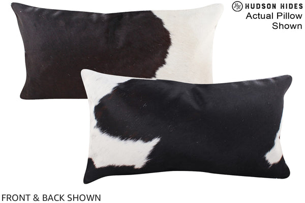 Black and White Cowhide Pillow #A15413