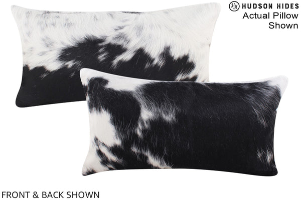 Black and White Cowhide Pillow #A15418