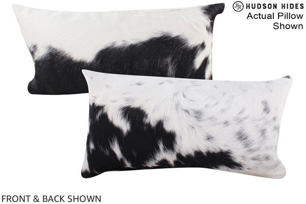 Black and White Cowhide Pillow #A15435