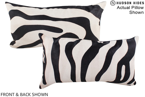 Zebra Cowhide Pillow #A15455