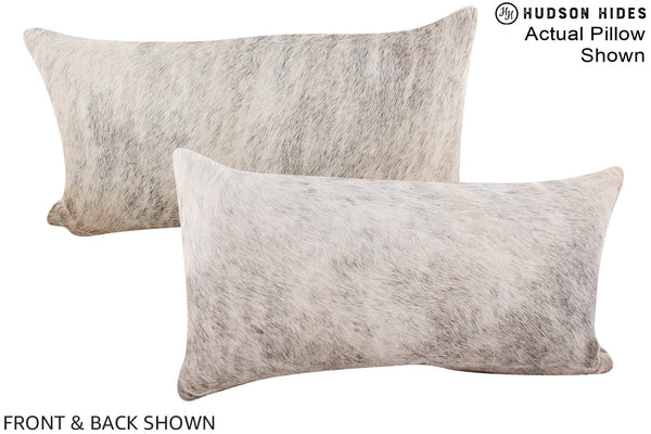 Light Brindle Cowhide Pillow #A15468