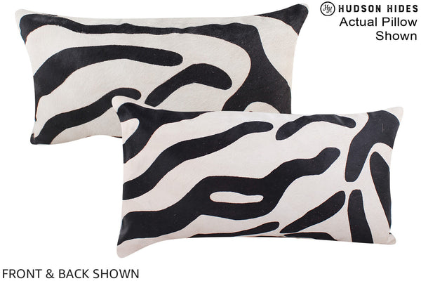 Zebra Cowhide Pillow #A15501