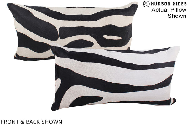 Zebra Cowhide Pillow #A15524