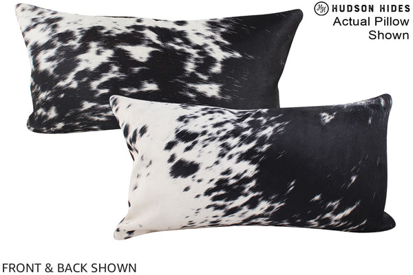 Black and White Cowhide Pillow #A15529