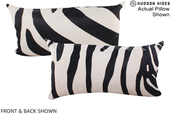 Zebra Cowhide Pillow #A15540
