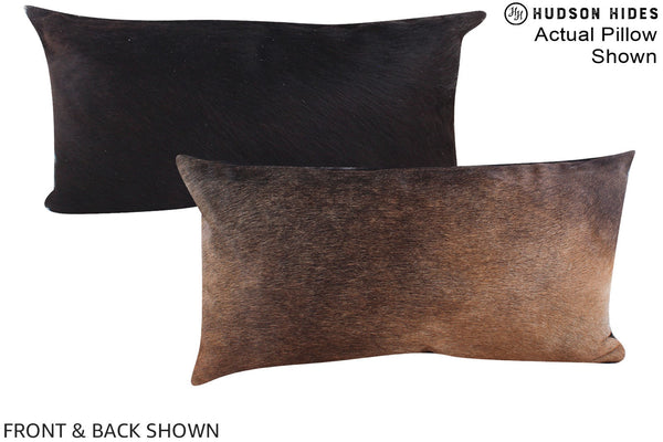 Chocolate Cowhide Pillow #A15542