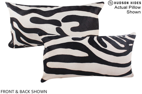 Zebra Cowhide Pillow #A15551