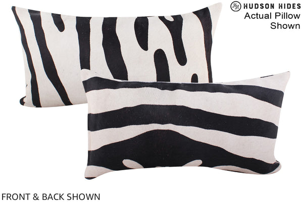 Zebra Cowhide Pillow #A15562