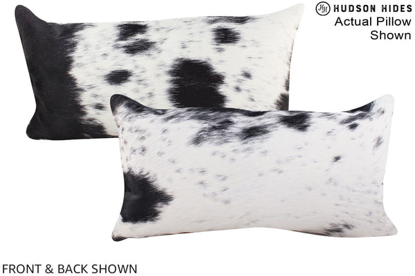 Black and White Cowhide Pillow #A15585
