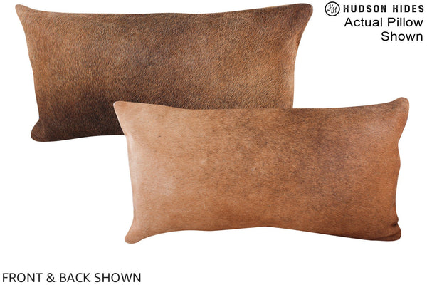 Caramel Cowhide Pillow #A15603