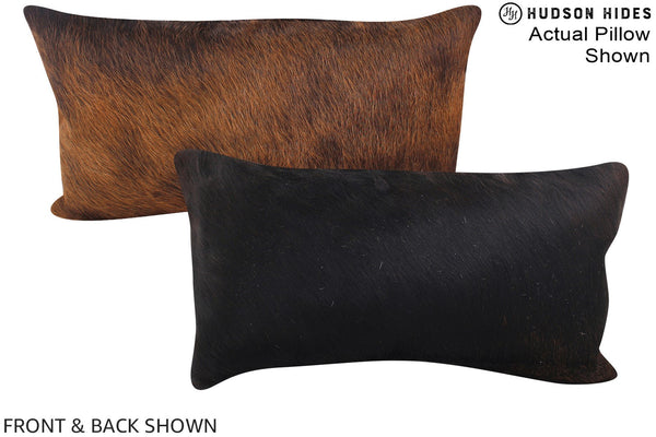 Chocolate Cowhide Pillow #A15645