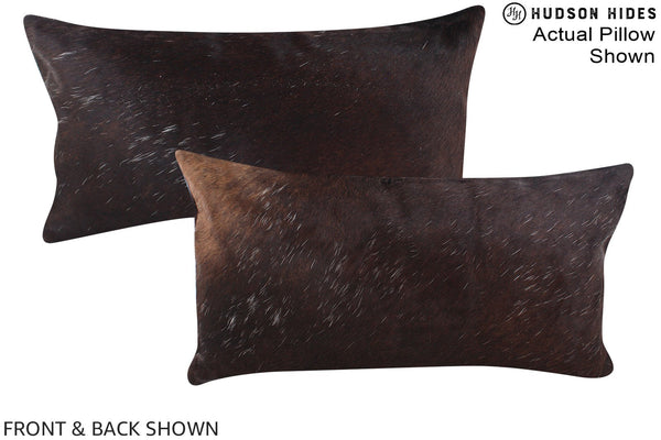 Chocolate Cowhide Pillow #A15686