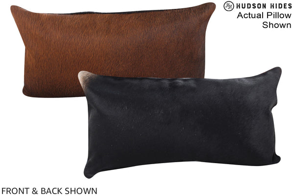 Chocolate Cowhide Pillow #A15693