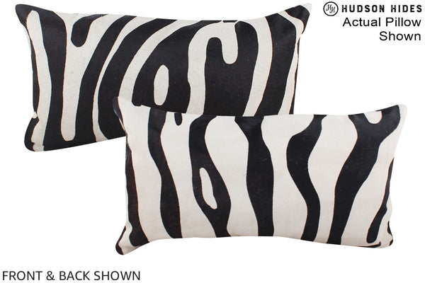 Zebra Cowhide Pillow #A15714