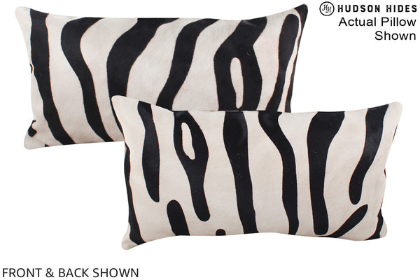 Zebra Cowhide Pillow #A15718