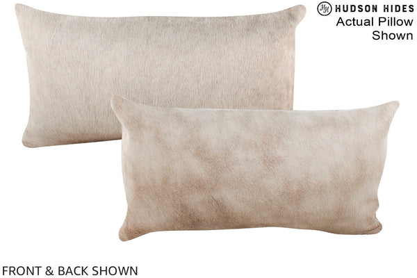 Champagne Cowhide Pillow #A15737