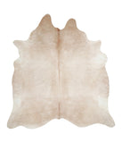 Beige Cowhide Rug #A15774R