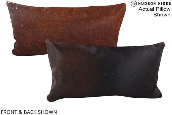 Chocolate Cowhide Pillow #A15790