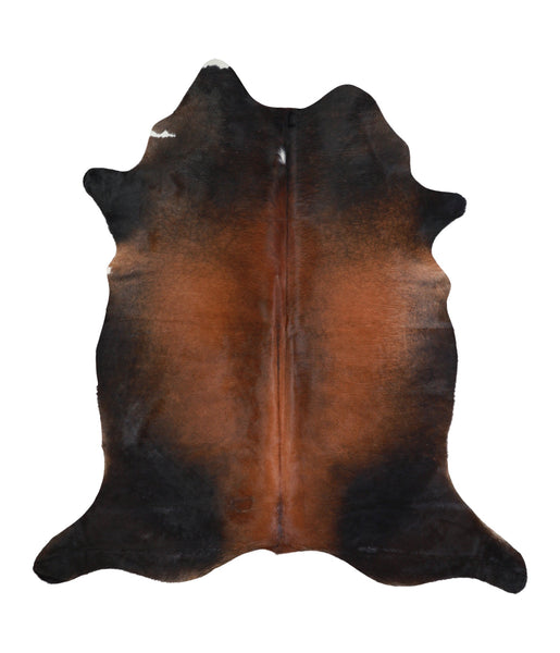 Brown with Red Cowhide Rug #A15807R