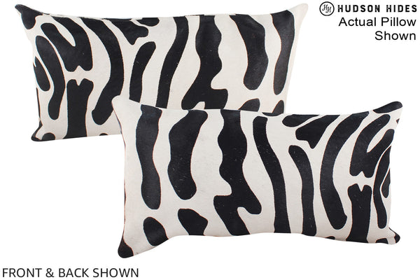Zebra Cowhide Pillow #A15845