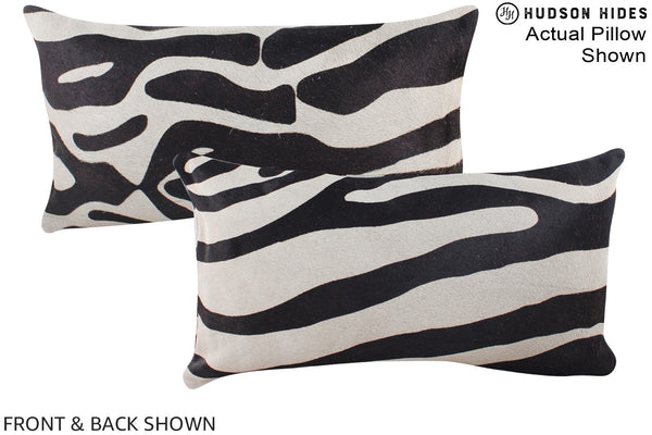 Zebra Cowhide Pillow #A15850