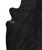 Solid Black Cowhide Rug #A15873R