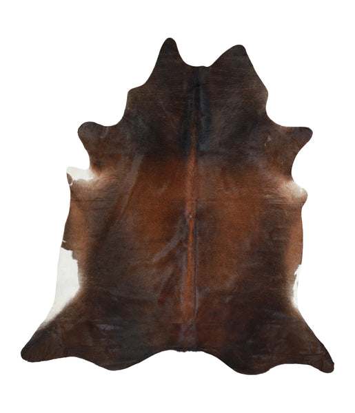 Brown with Red Cowhide Rug #A15940R