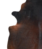 Brown with Red Cowhide Rug #A15994R