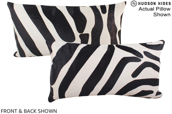 Zebra Cowhide Pillow #A16018