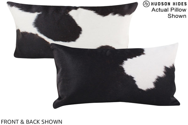 Black and White Cowhide Pillow #A16019